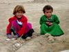 Two Little Girls In Camp